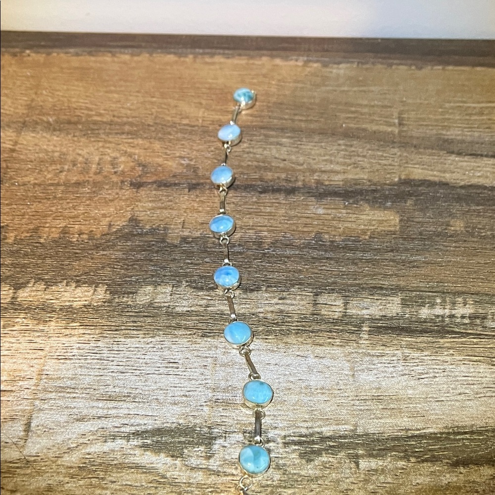 Larimar Silver Bracelet
